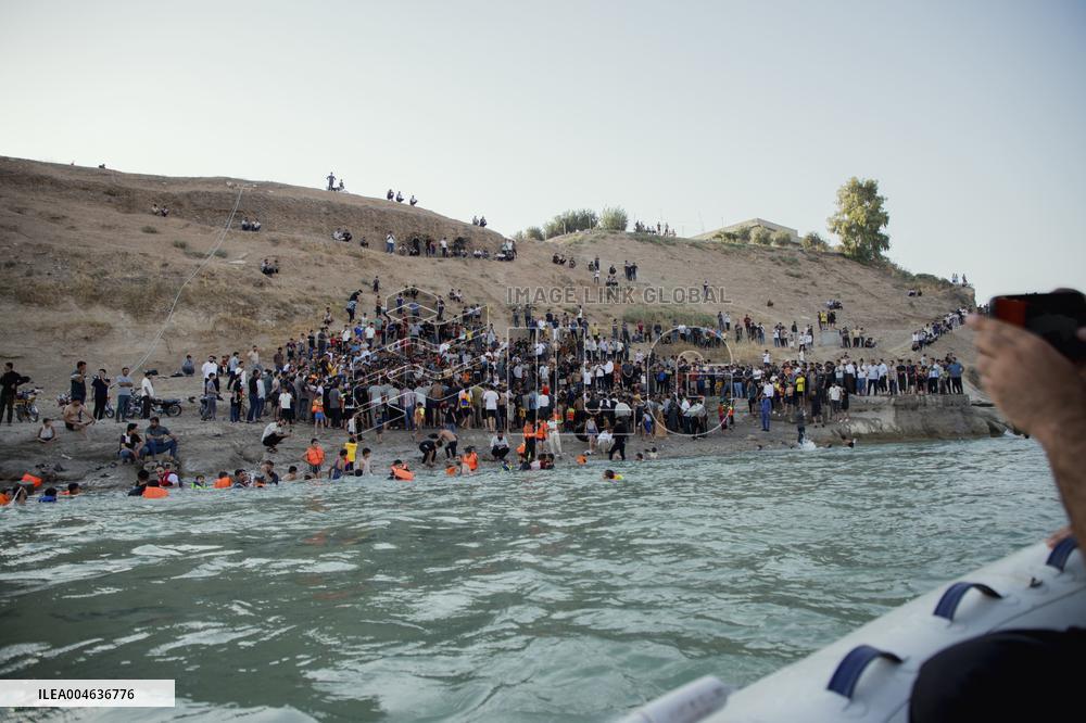 Summer Swimming Contest in Kurdistan - Iraq