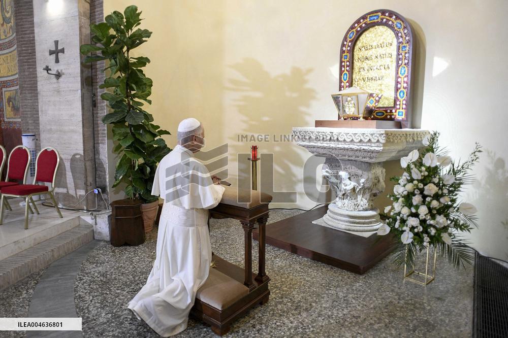 Pope Leo XIV Leads Mass in Albano - Italy