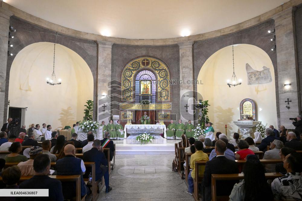 Pope Leo XIV Leads Mass in Albano - Italy