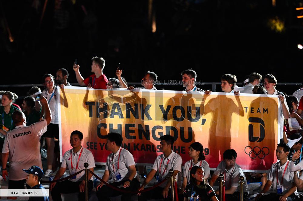 World Games 2025 Closing Ceremony in Chengdu - Chin
