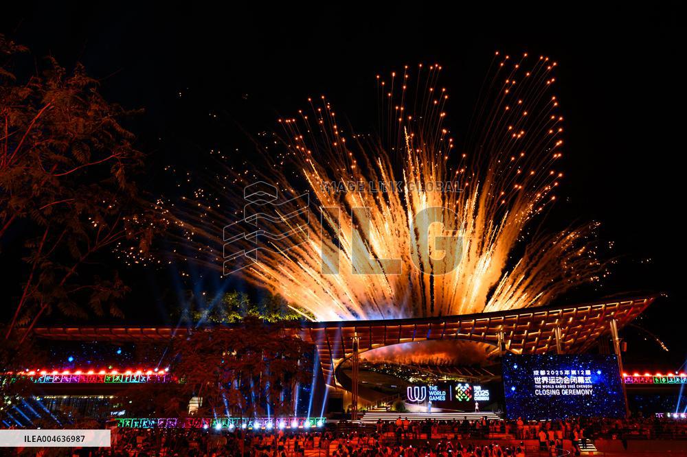 World Games 2025 Closing Ceremony in Chengdu - China