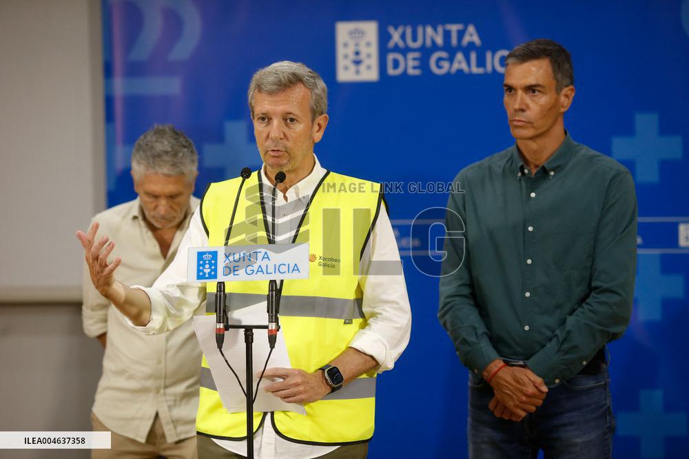 Sanchez visits the Fire Fighting OCC - Galicia