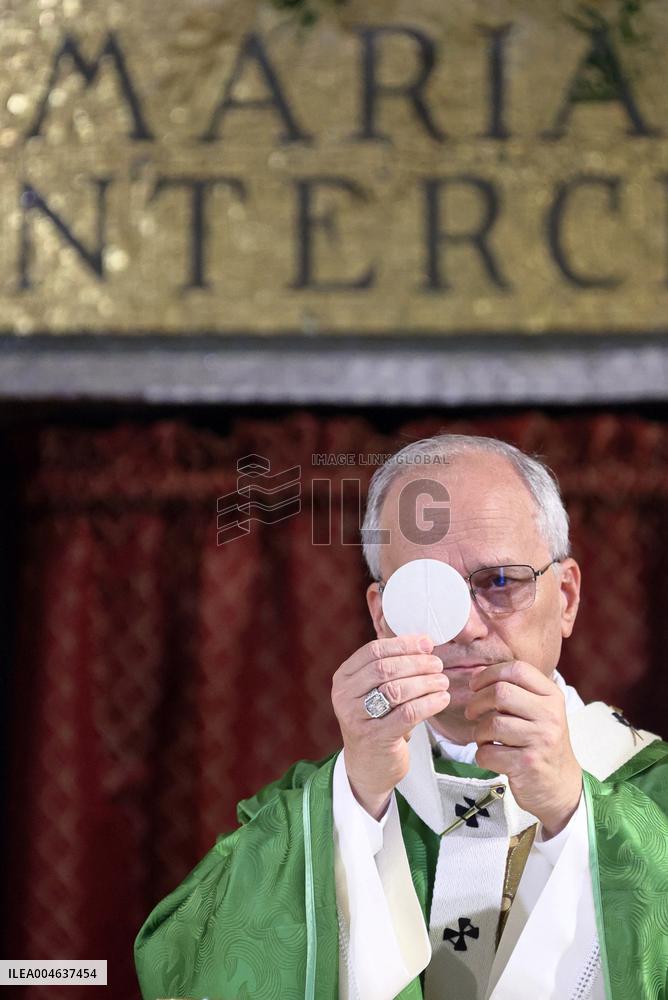Pope Leo XIV Leads Mass in Albano - Italy