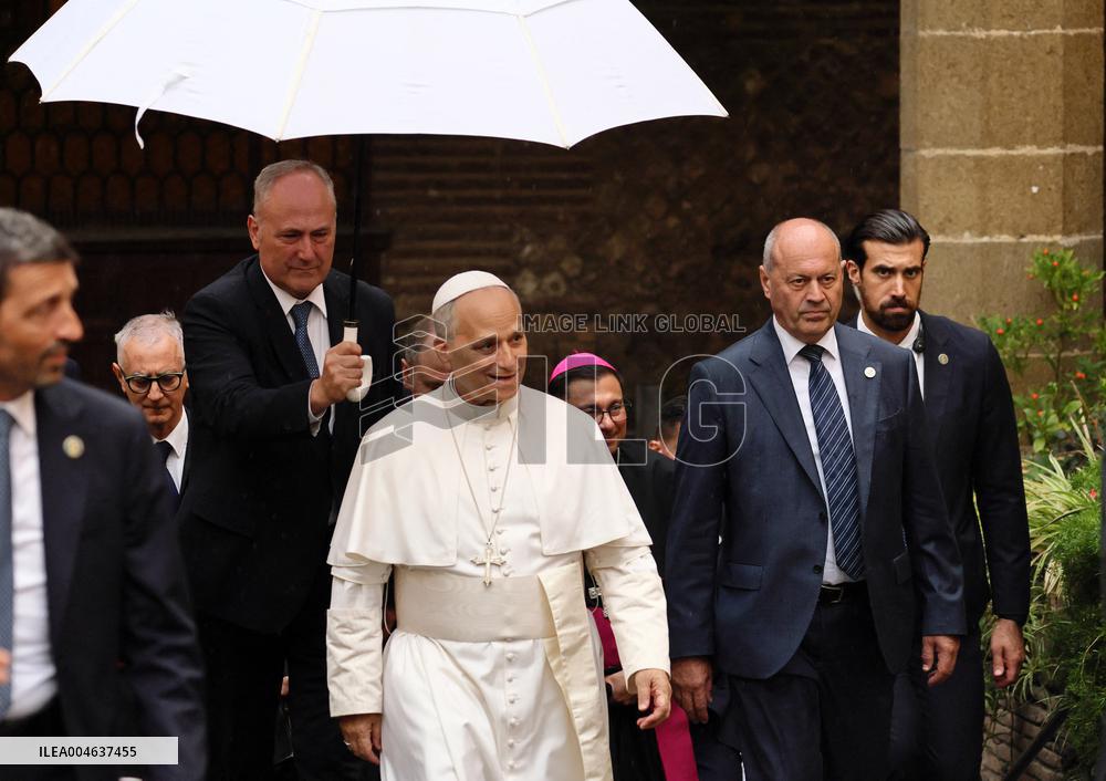 Pope Leo XIV Leads Mass in Albano - Italy