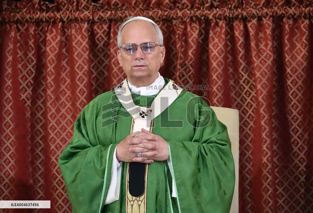 Pope Leo XIV Leads Mass in Albano - Italy