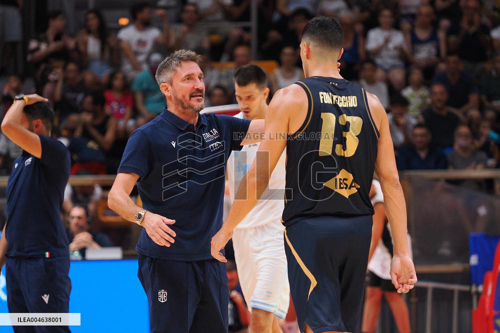 BASKET - Amichevole - Italy vs Argentina