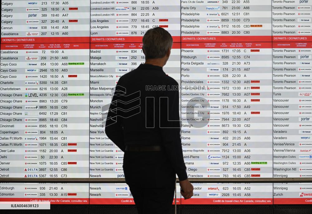 Air Canada Announces Suspension of Flights as Strike Continues - Canada