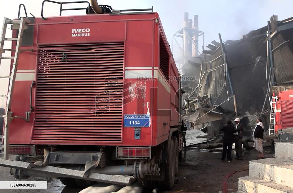 Israeli Navy Strikes Power Plant - Yemen