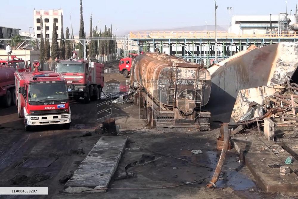 Israeli Navy Strikes Power Plant - Yemen