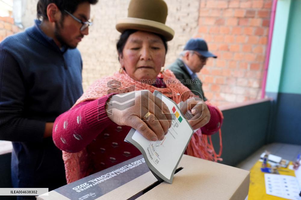 Centrist Rodrigo Paz Leads of Bolivia Presidential - La Paz