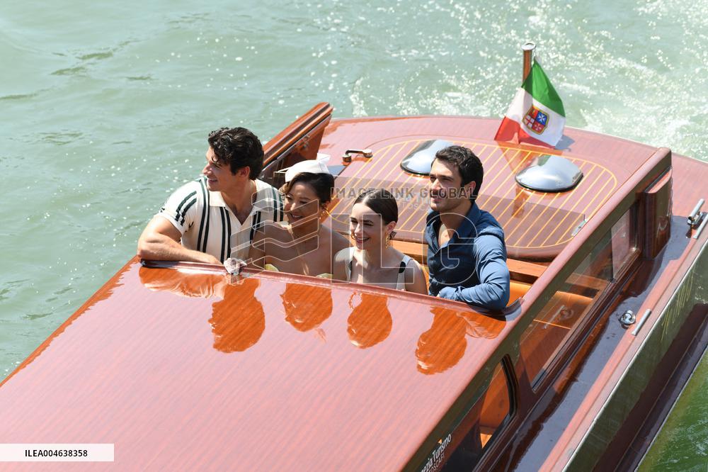 Lily Collins and Cast on Emily in Paris Set in Venice - Italy