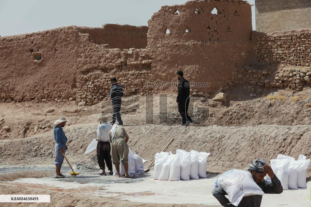 Salt Harvest Declines Sharply - Iraq