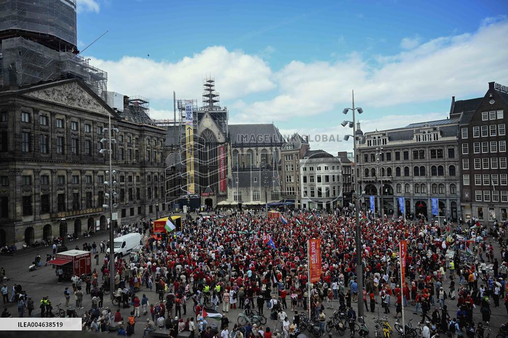 Pro-Palestine Protest - Amsterdam