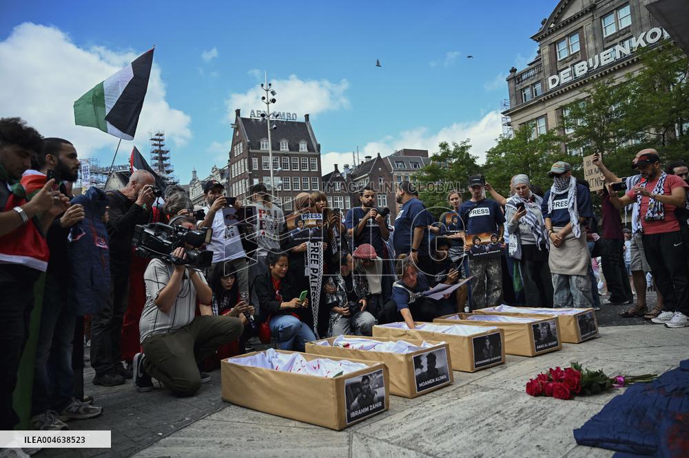 Pro-Palestine Protest - Amsterdam