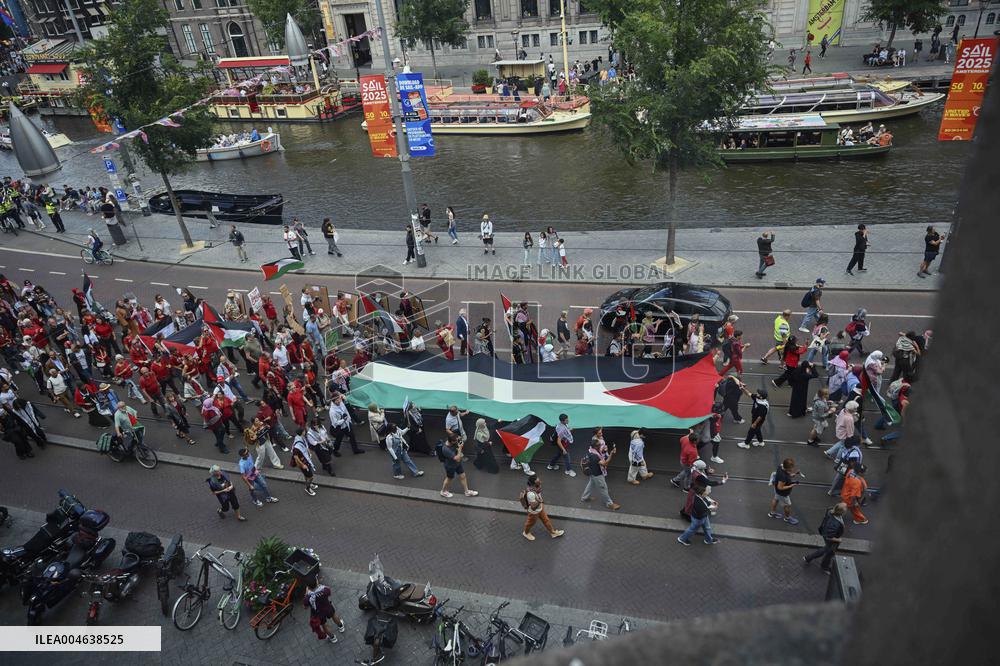 Pro-Palestine Protest - Amsterdam