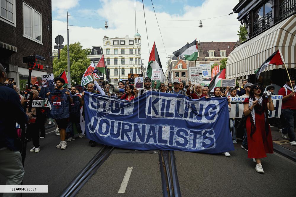 Pro-Palestine Protest - Amsterdam
