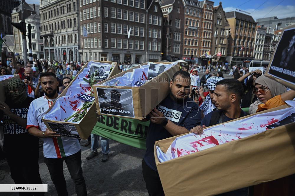 Pro-Palestine Protest - Amsterdam