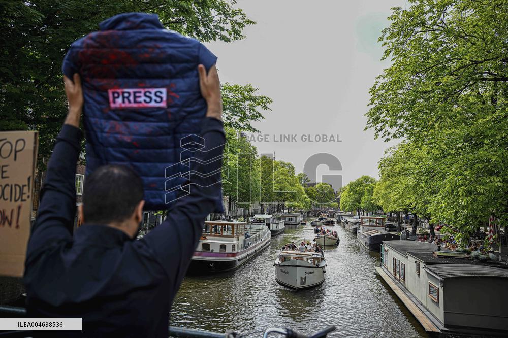 Pro-Palestine Protest - Amsterdam