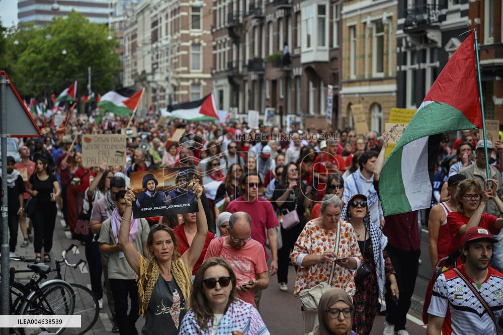 Pro-Palestine Protest - Amsterdam