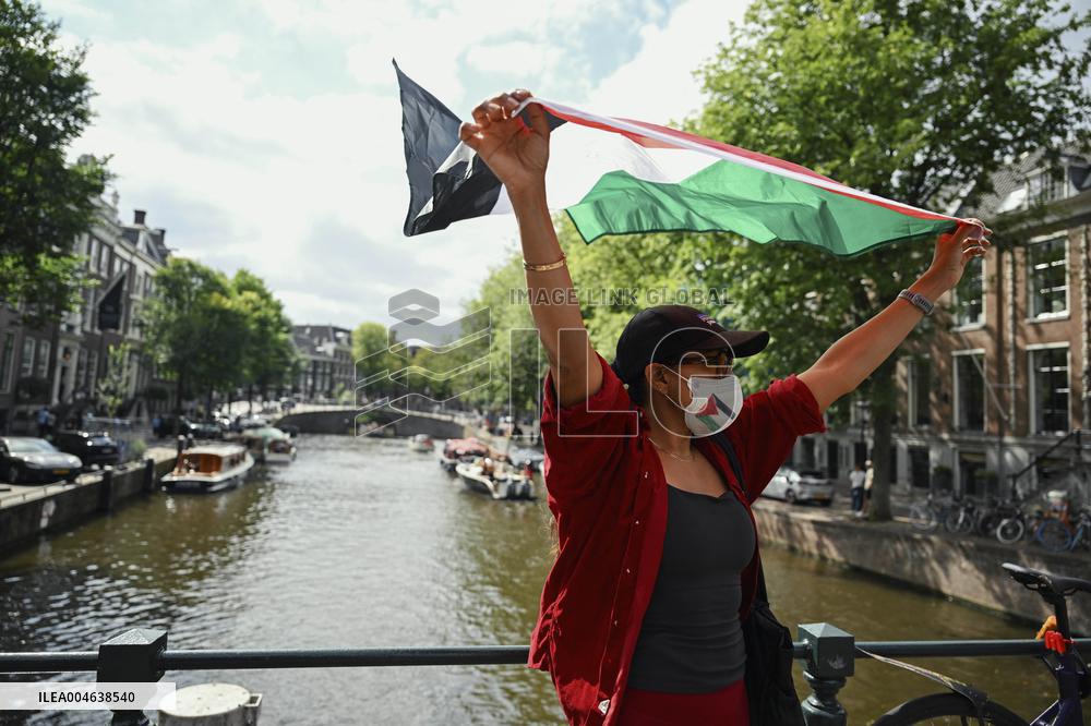 Pro-Palestine Protest - Amsterdam