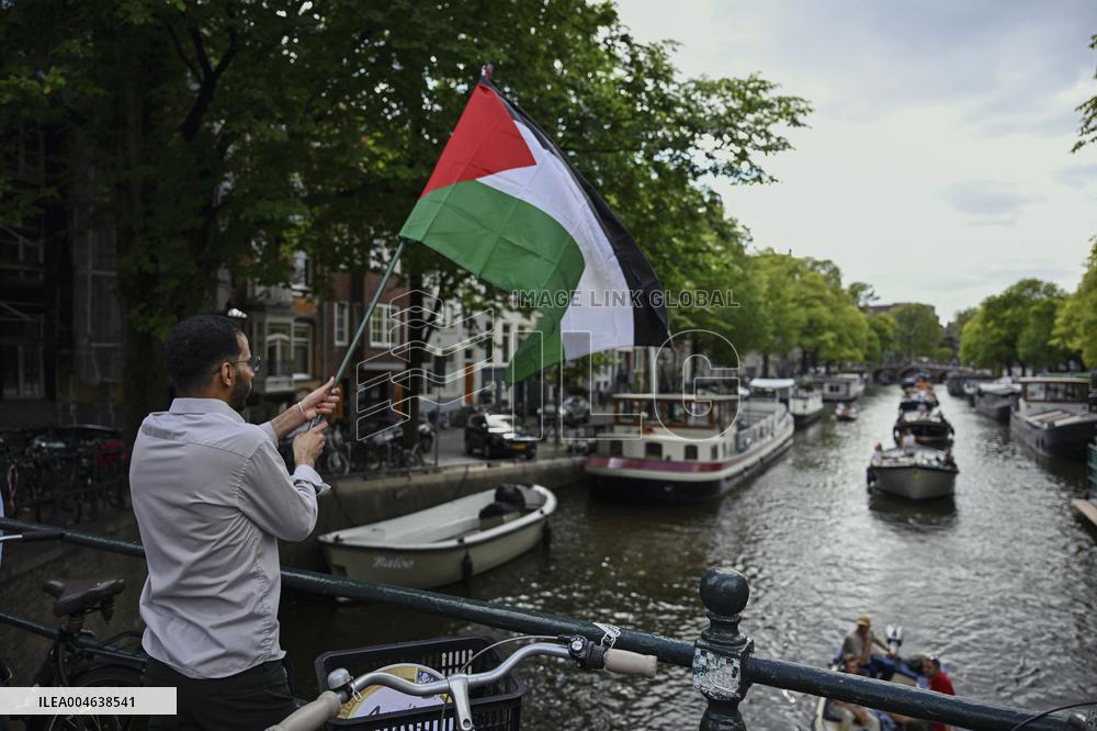 Pro-Palestine Protest - Amsterdam