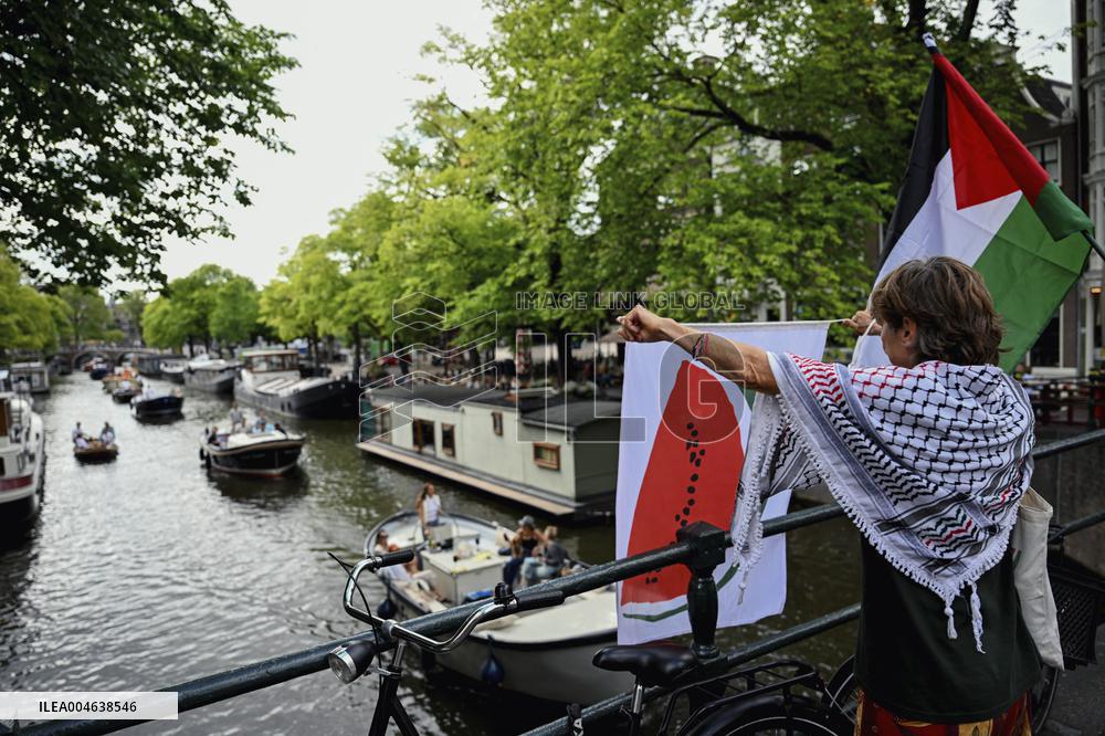 Pro-Palestine Protest - Amsterdam
