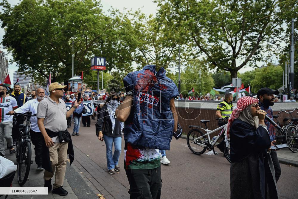 Pro-Palestine Protest - Amsterdam