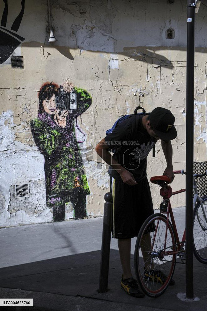 Illustration - Bike - Paris