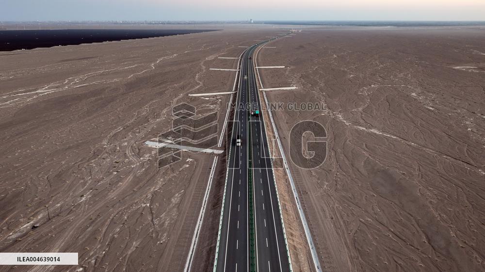 Gobi Desert Expressway in Hami