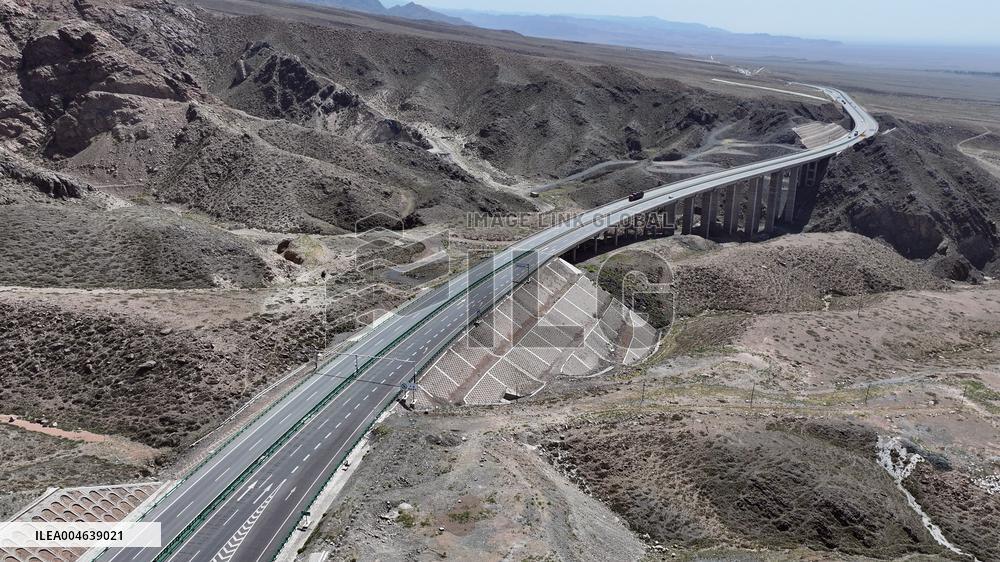 Gobi Desert Expressway in Hami