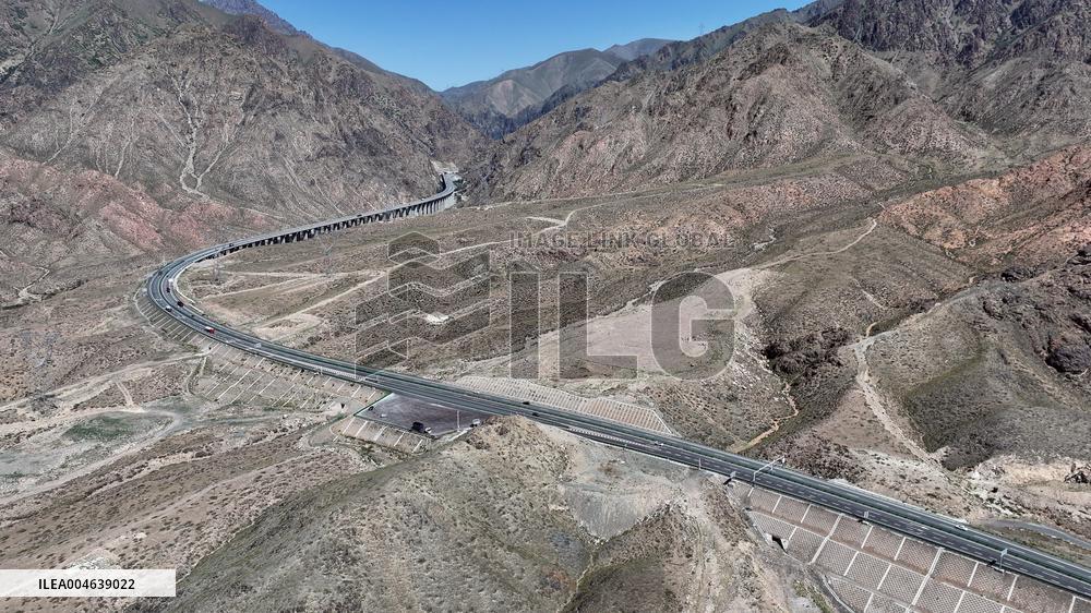 Gobi Desert Expressway in Hami