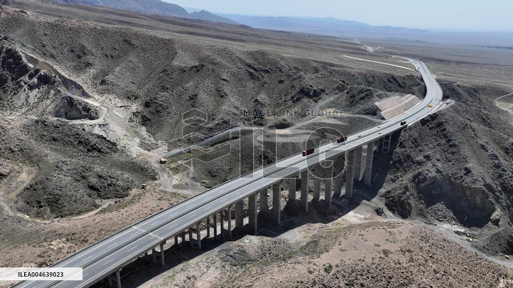 Gobi Desert Expressway in Hami