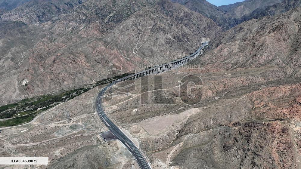 Gobi Desert Expressway in Hami