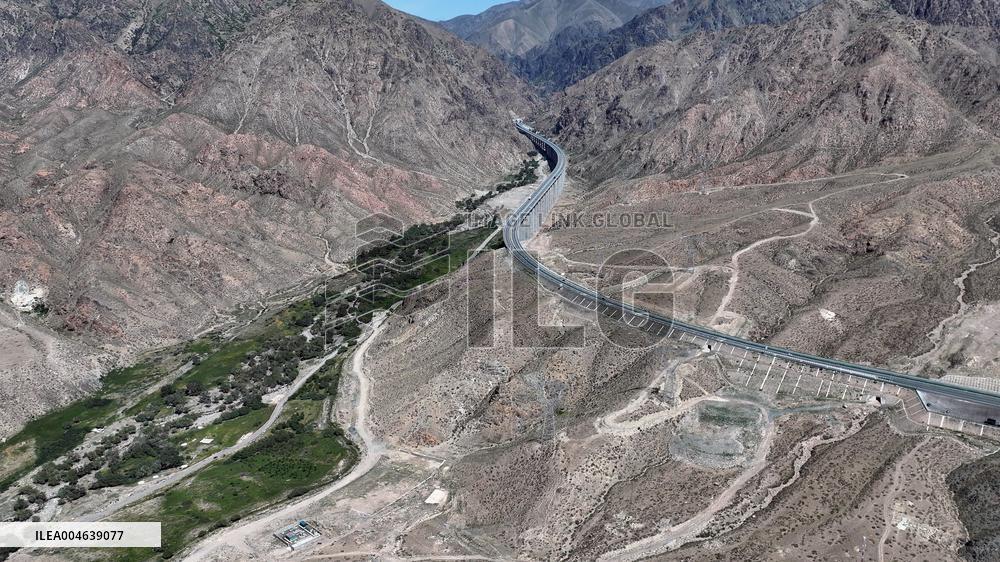 Gobi Desert Expressway in Hami
