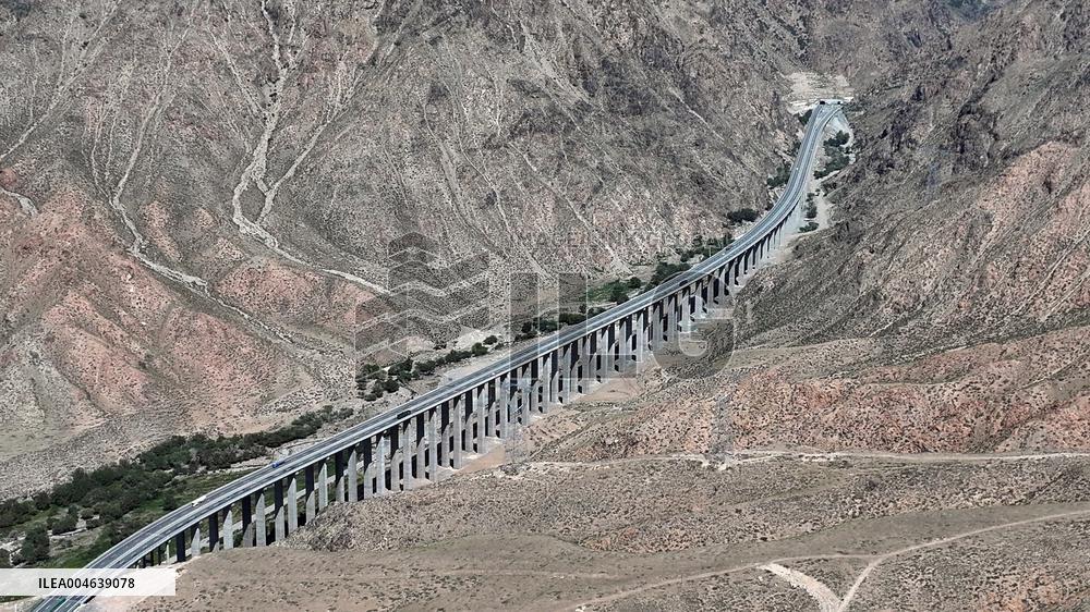 Gobi Desert Expressway in Hami