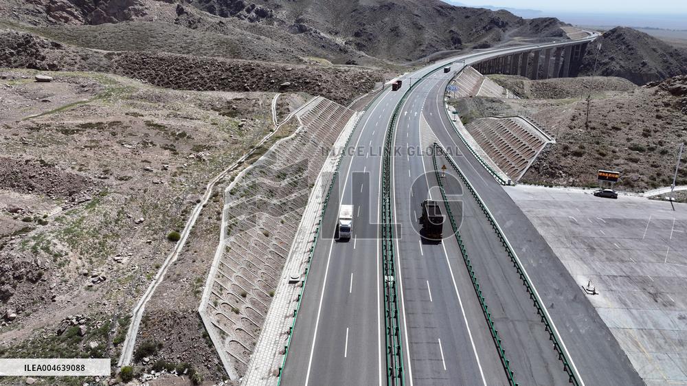 Gobi Desert Expressway in Hami