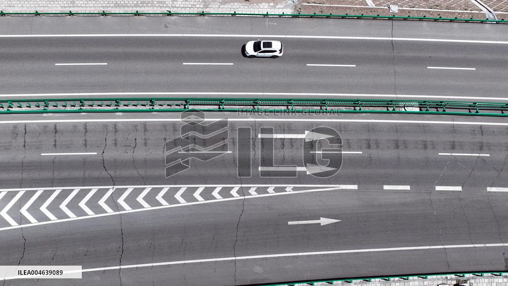Gobi Desert Expressway in Hami