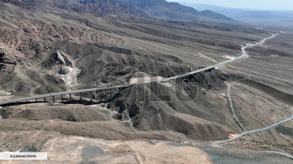 Gobi Desert Expressway in Hami