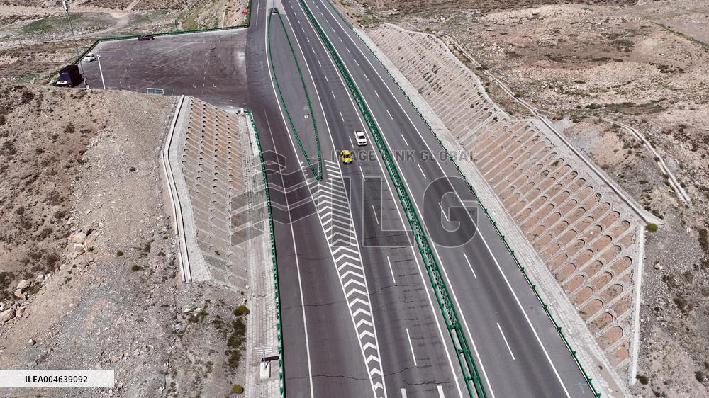 Gobi Desert Expressway in Hami