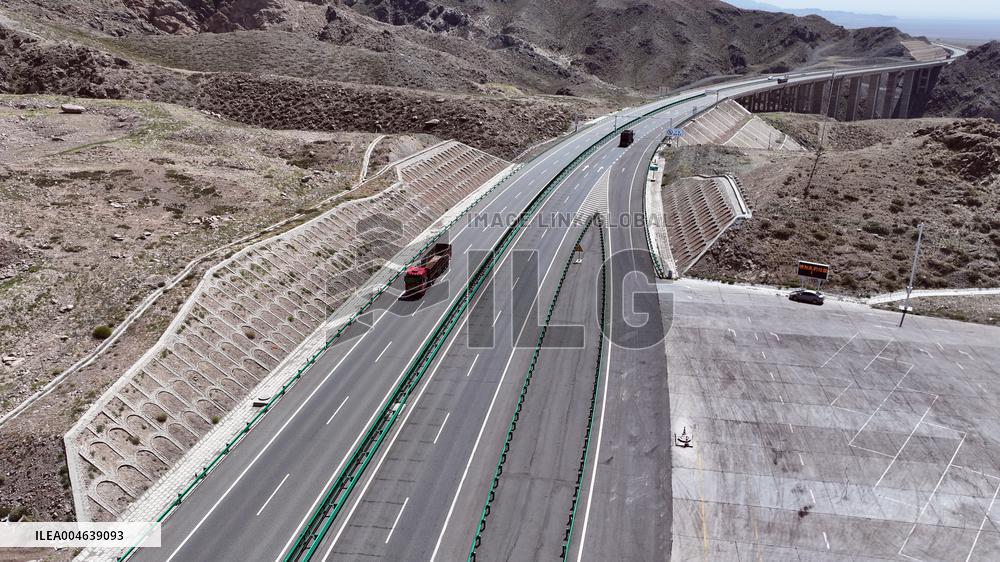 Gobi Desert Expressway in Hami