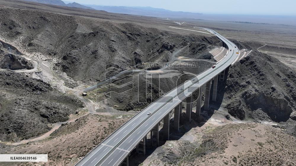 Gobi Desert Expressway in Hami