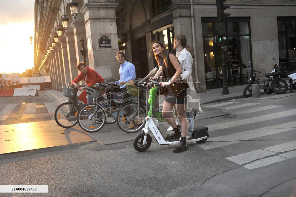 Illustration - Bike - Paris