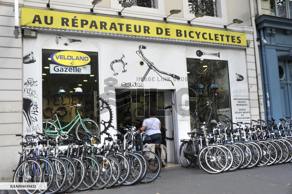 Illustration - Bike - Paris