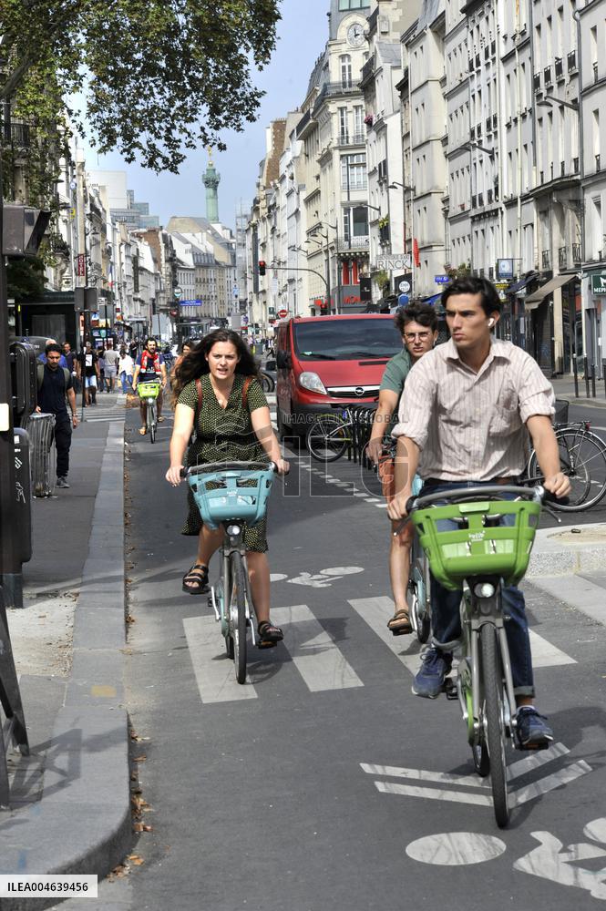 Illustration - Bike - Paris