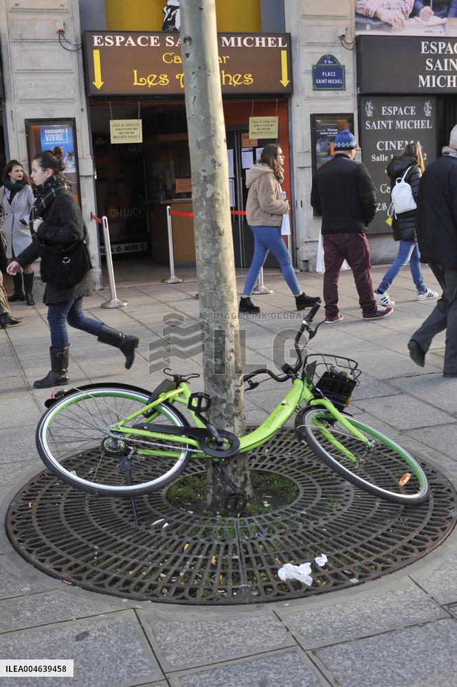 Illustration - Bike - Paris