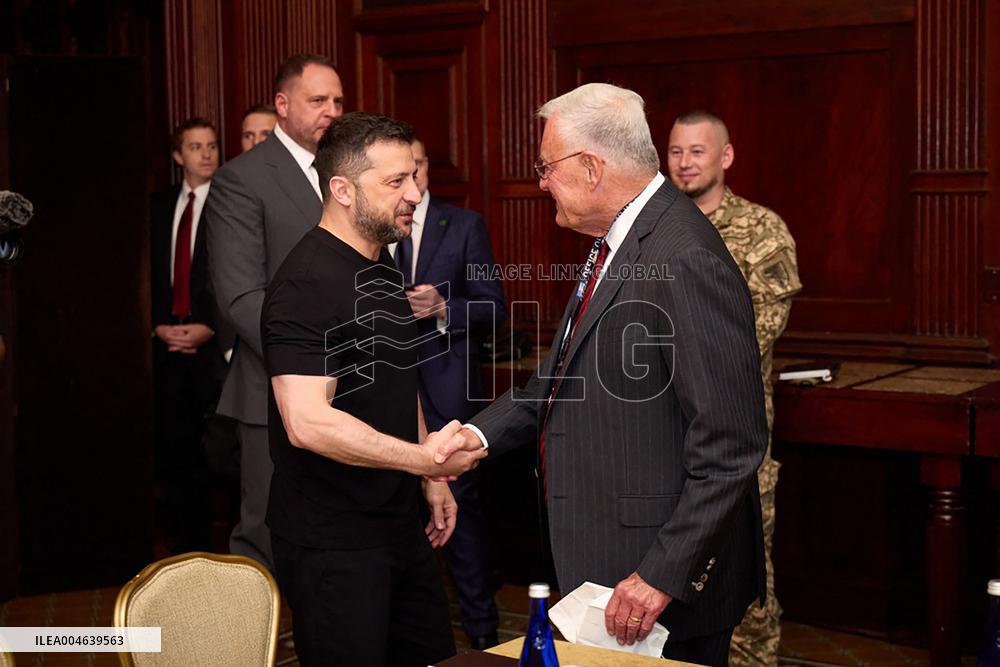 Zelenskyy Meets With U.S. Special Presidential Envoy Keith Kellogg - Washington DC