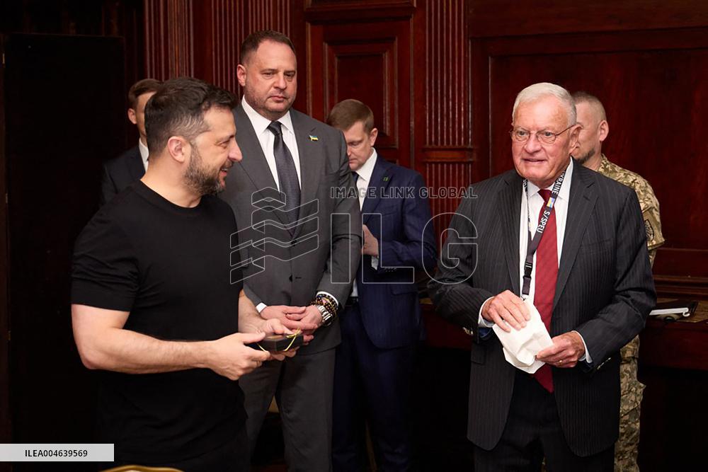 Zelenskyy Meets With U.S. Special Presidential Envoy Keith Kellogg - Washington DC