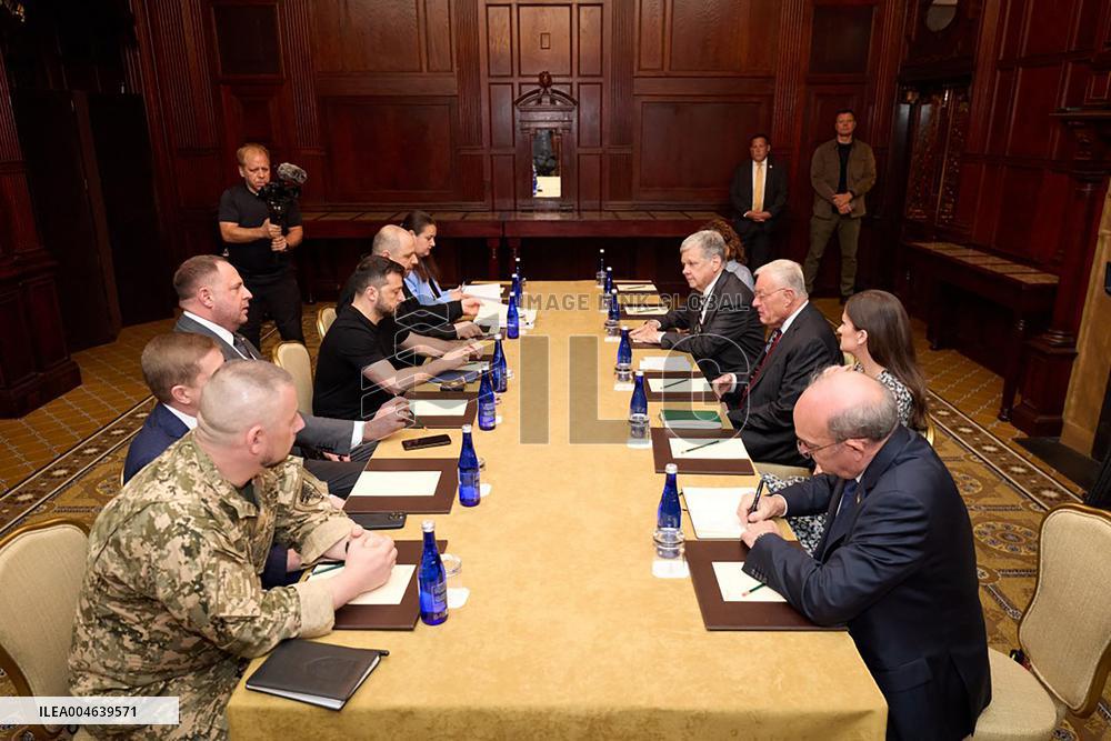 Zelenskyy Meets With U.S. Special Presidential Envoy Keith Kellogg - Washington DC