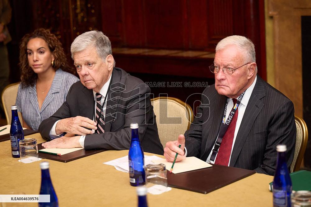 Zelenskyy Meets With U.S. Special Presidential Envoy Keith Kellogg - Washington DC