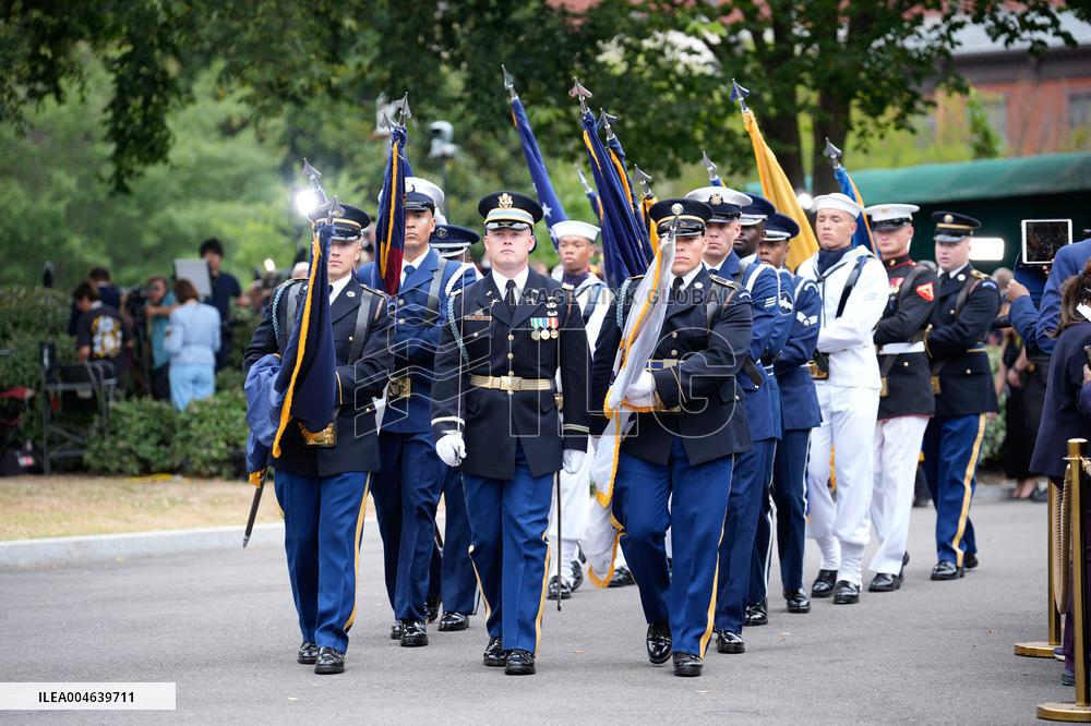 Donald Trump Greets Ukrainian President - Washington